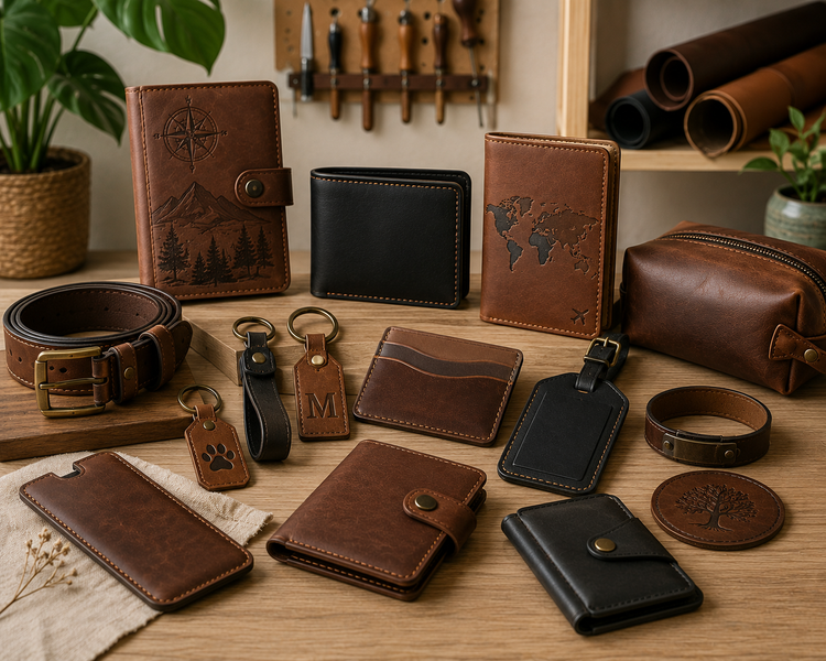 Créations en cuir personnalisées