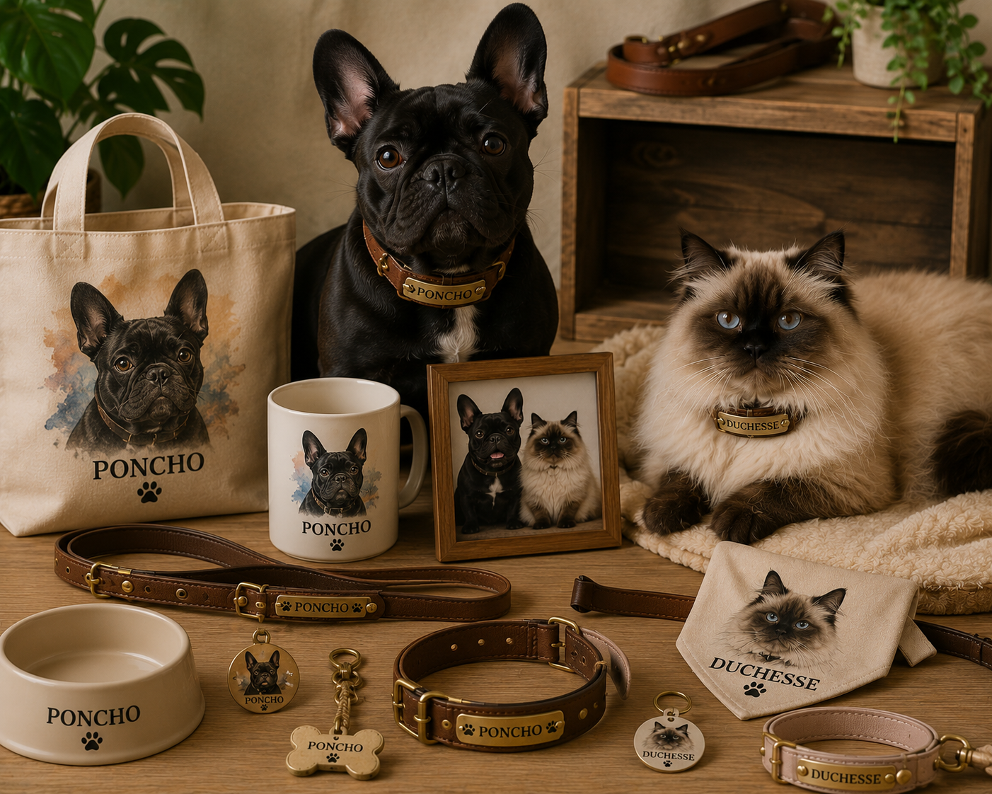 Articles personnalisés pour animaux