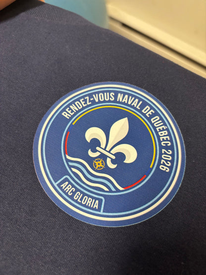 T-shirt commémorative Rendez-vous naval de Québec 2026. ARC Gloria - Colombie