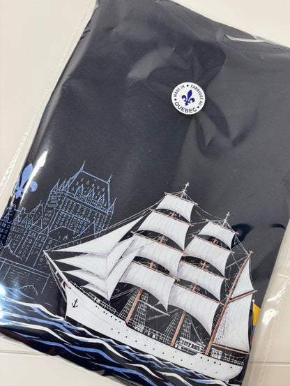 T-shirt commémorative Rendez-vous naval de Québec 2026. ARC Gloria - Colombie