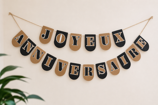 Guirlande de fête réutilisable